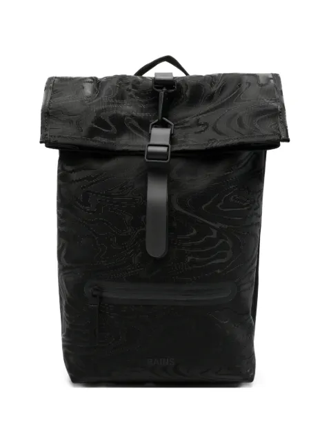 Rains pattern backpack