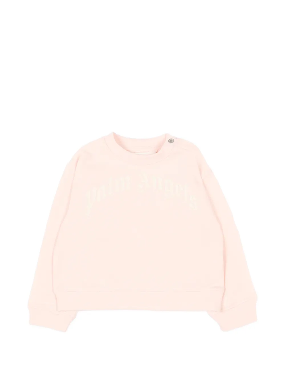 Palm Angels Kids logo-print sweatshirt - Rosa