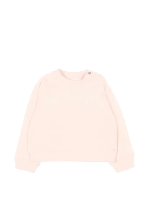 Palm Angels Kids logo-print sweatshirt