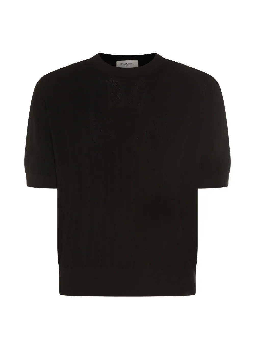Piacenza Cashmere short-sleeve T-shirt - Nero