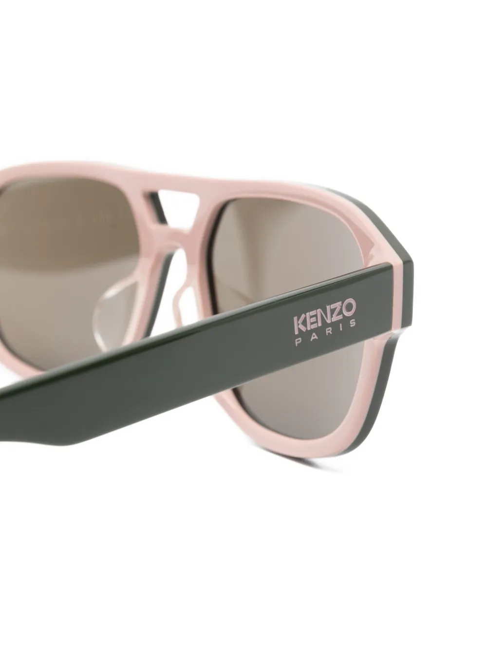 Kenzo Browline zonnebril Groen