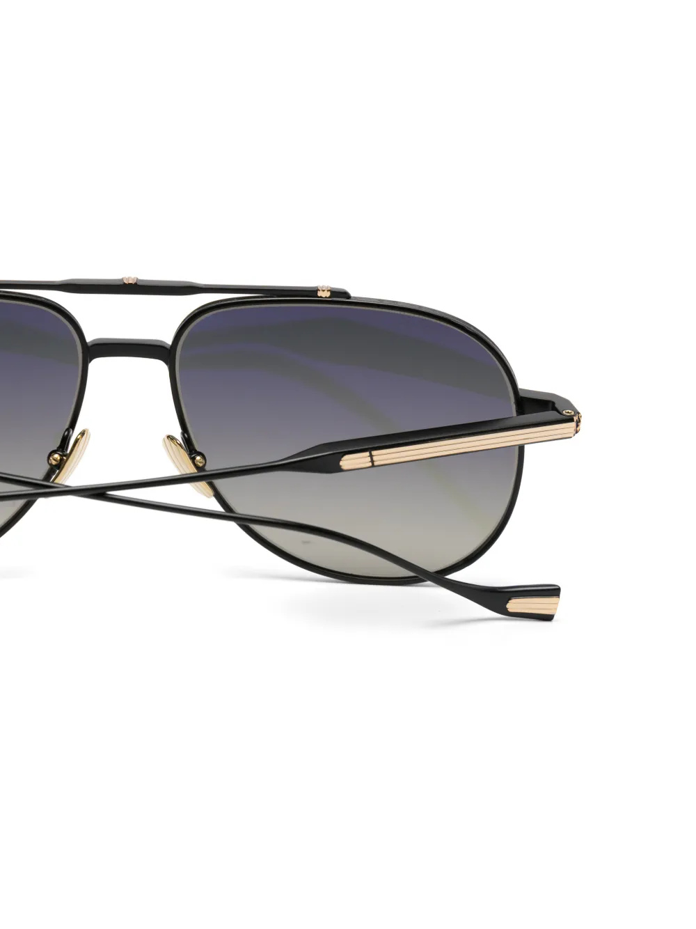 Cutler & Gross Sloane zonnebril met piloten montuur Zwart