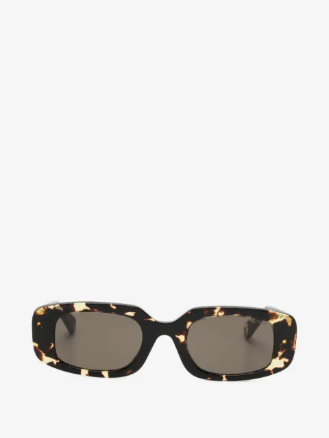 Bvlgari rectangle-frame sunglasses