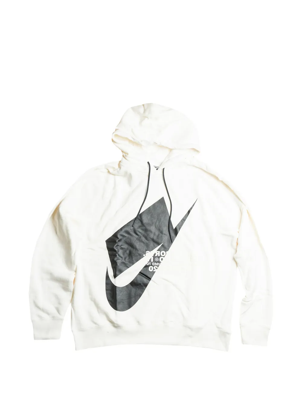 Nike logo-detail hoodie - Bianco