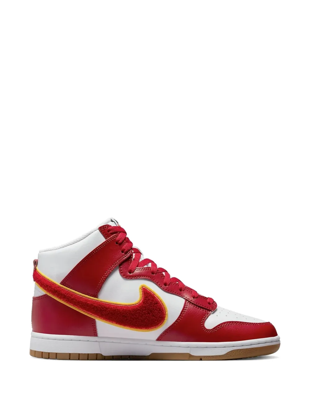 Nike Dunk High Chenille Swoosh sneakers Rood