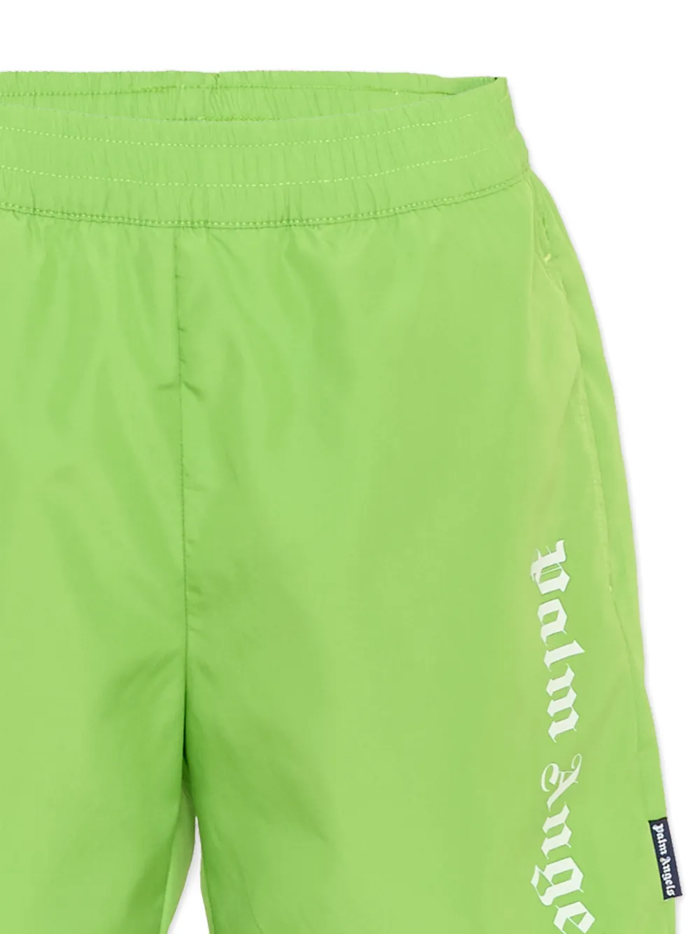 Palm Angels Kids Zwembroek met logo Groen