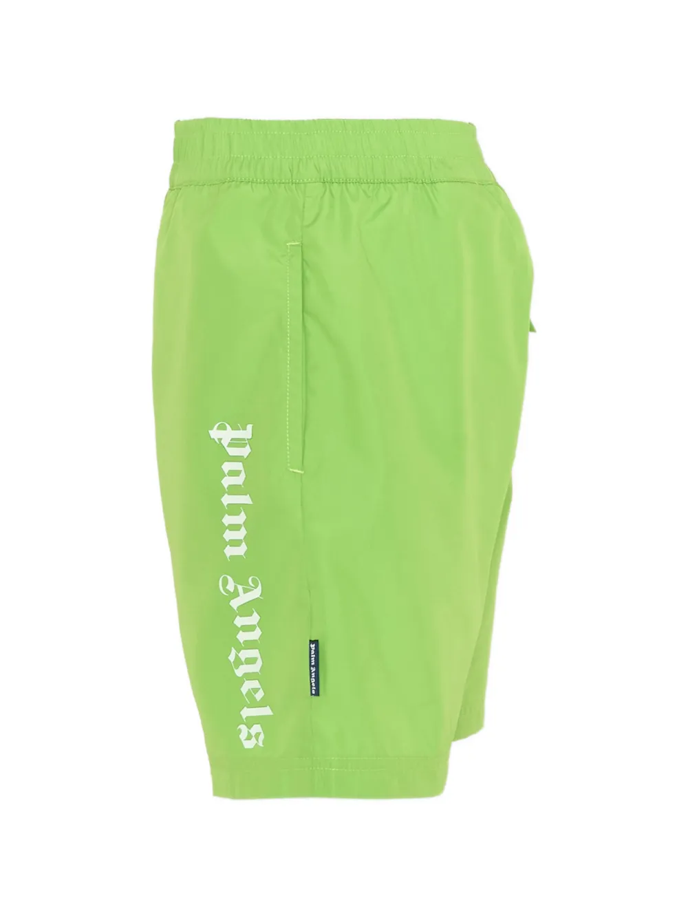 Palm Angels Kids Zwembroek met logo Groen