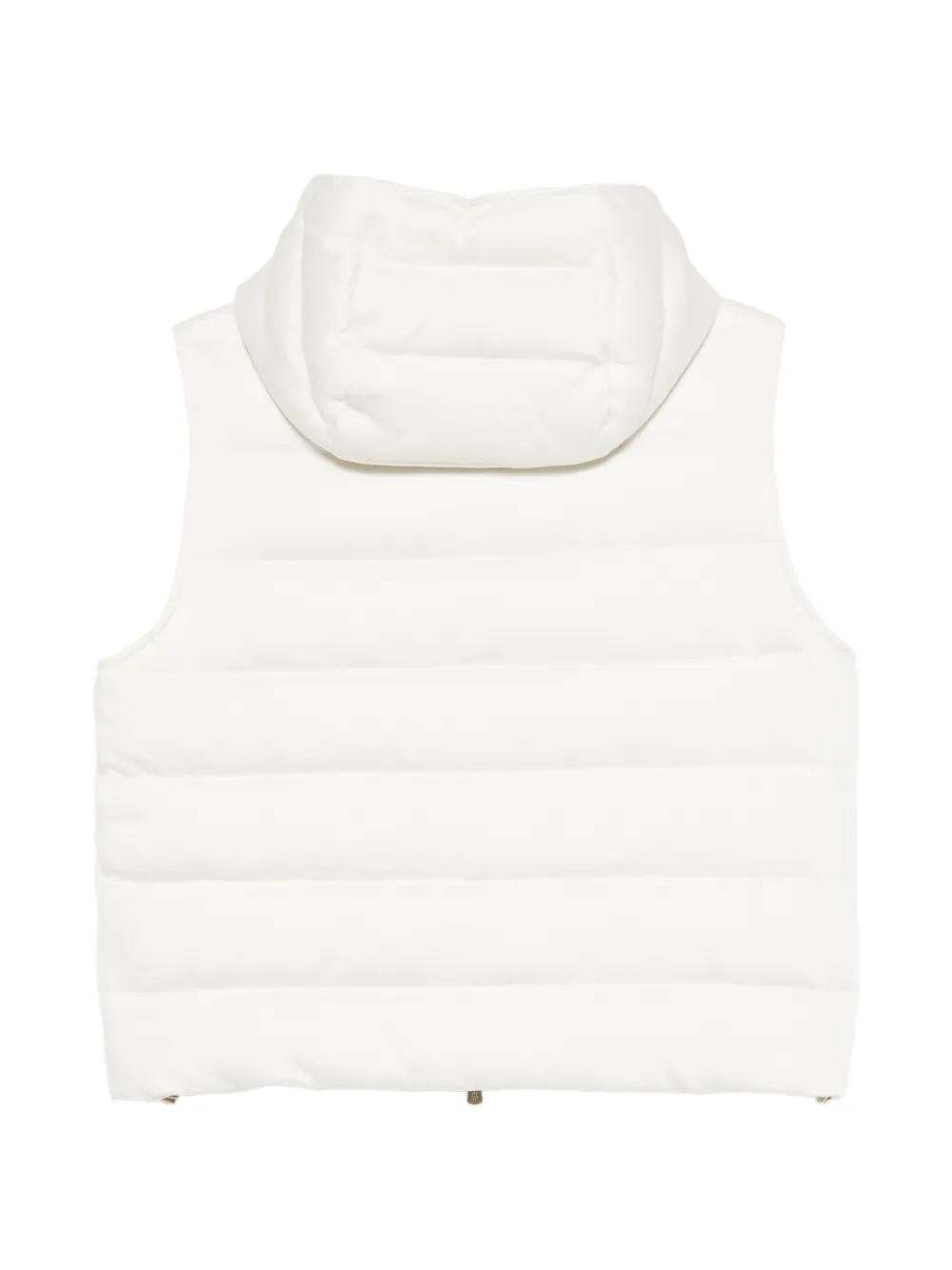 Eleventy Bodywarmer met gewatteerd patroon Beige