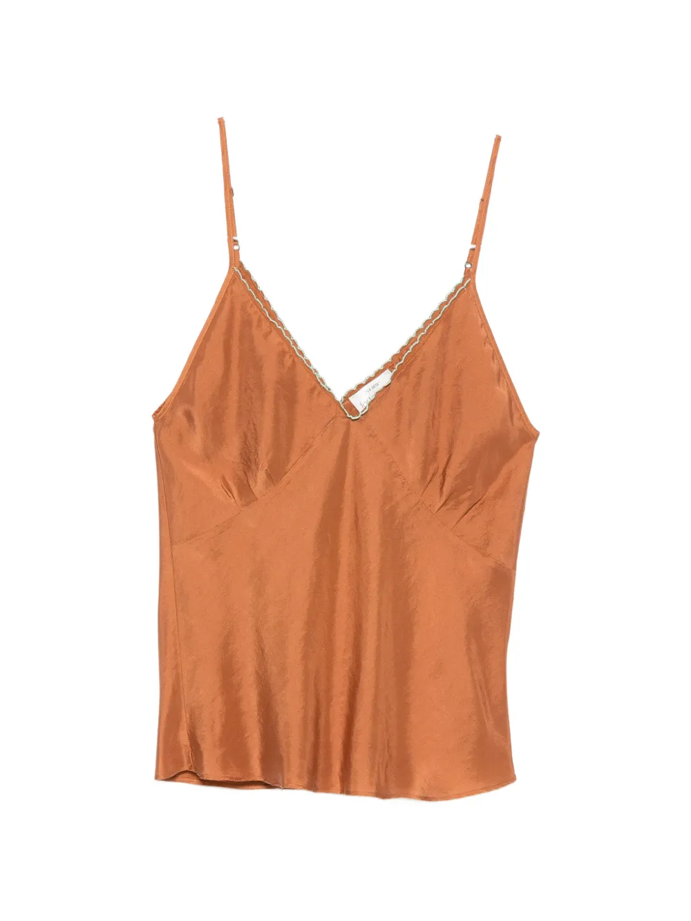 Forte Forte embroidered-trim top - Arancione