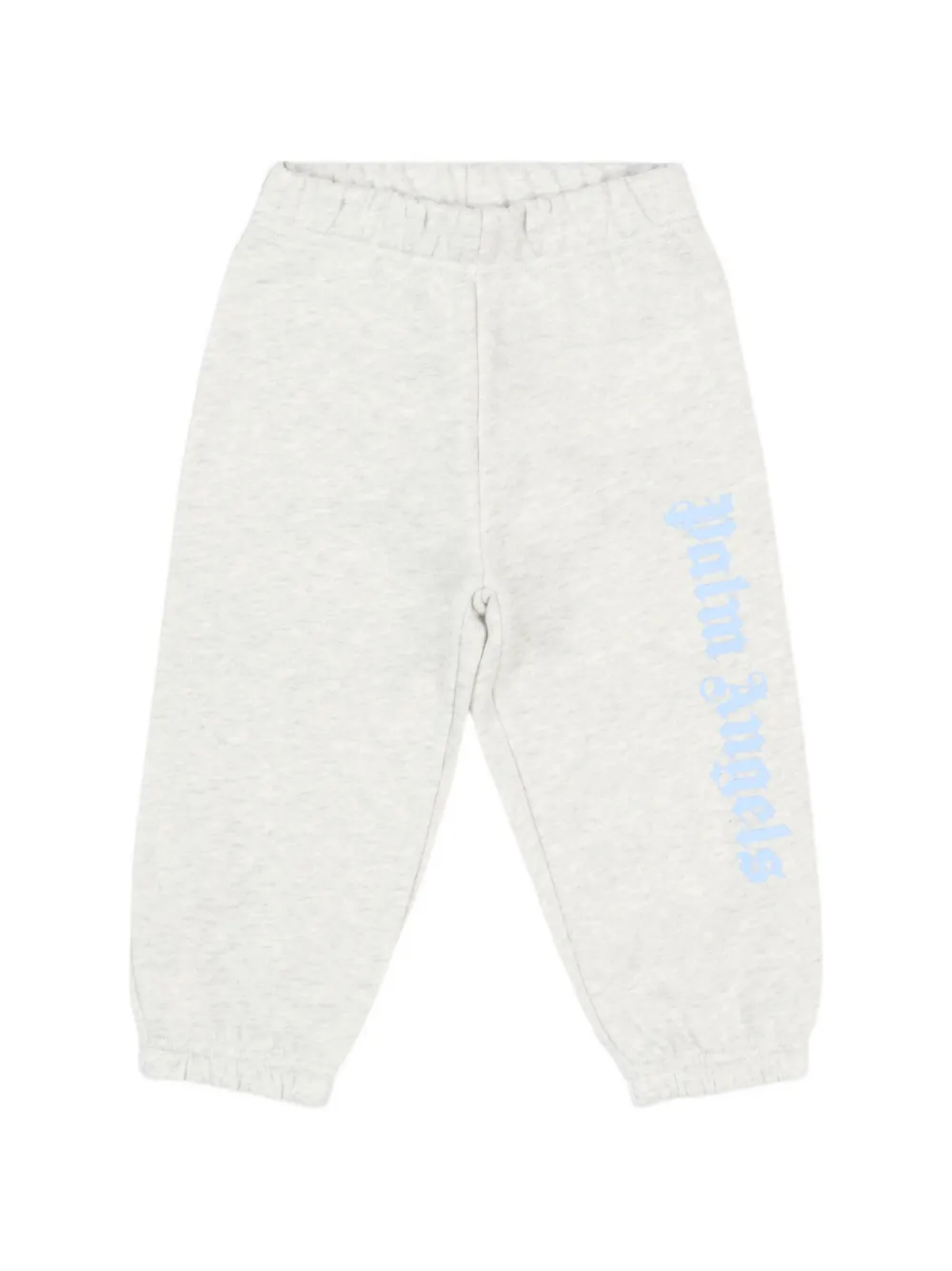 Palm Angels Kids logo-print track pants - Grigio