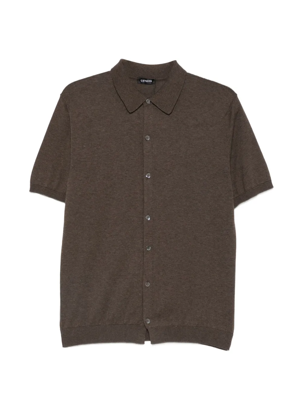 Cenere GB short-sleeves shirt - Marrone