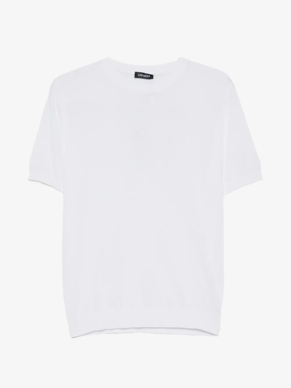 Cenere GB fine-knit T-shirt | White | Image 1