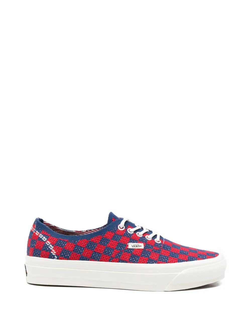 Vans checkered sneakers - Rosso