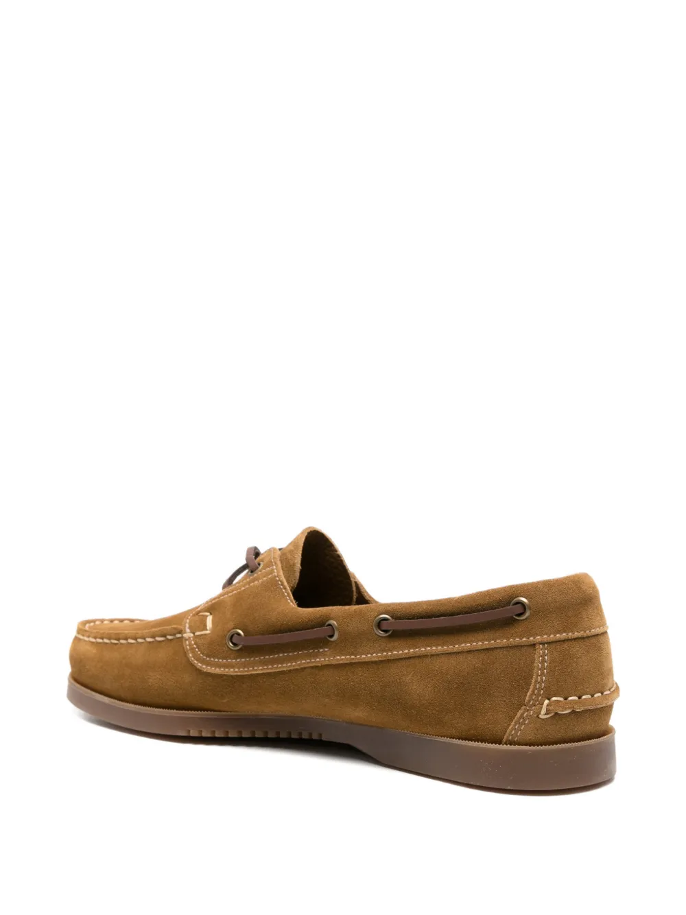 Paraboot suede boat shoes Bruin