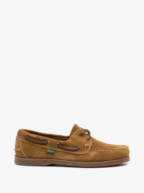 Paraboot suede boat shoes