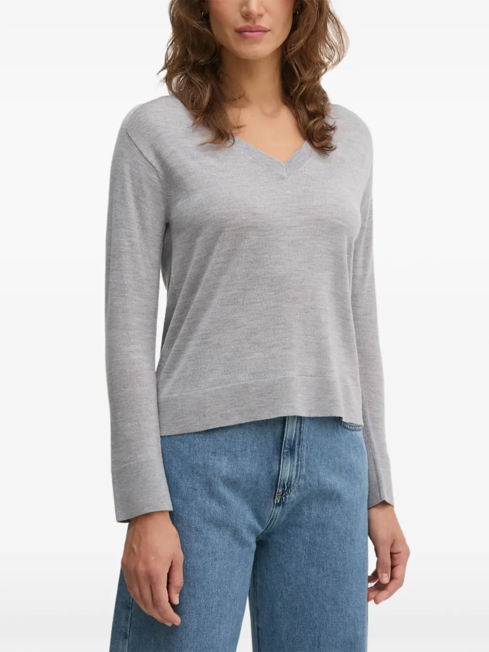 Benetton V-neck sweater - Gris Benetton V-neck sweater - Gris