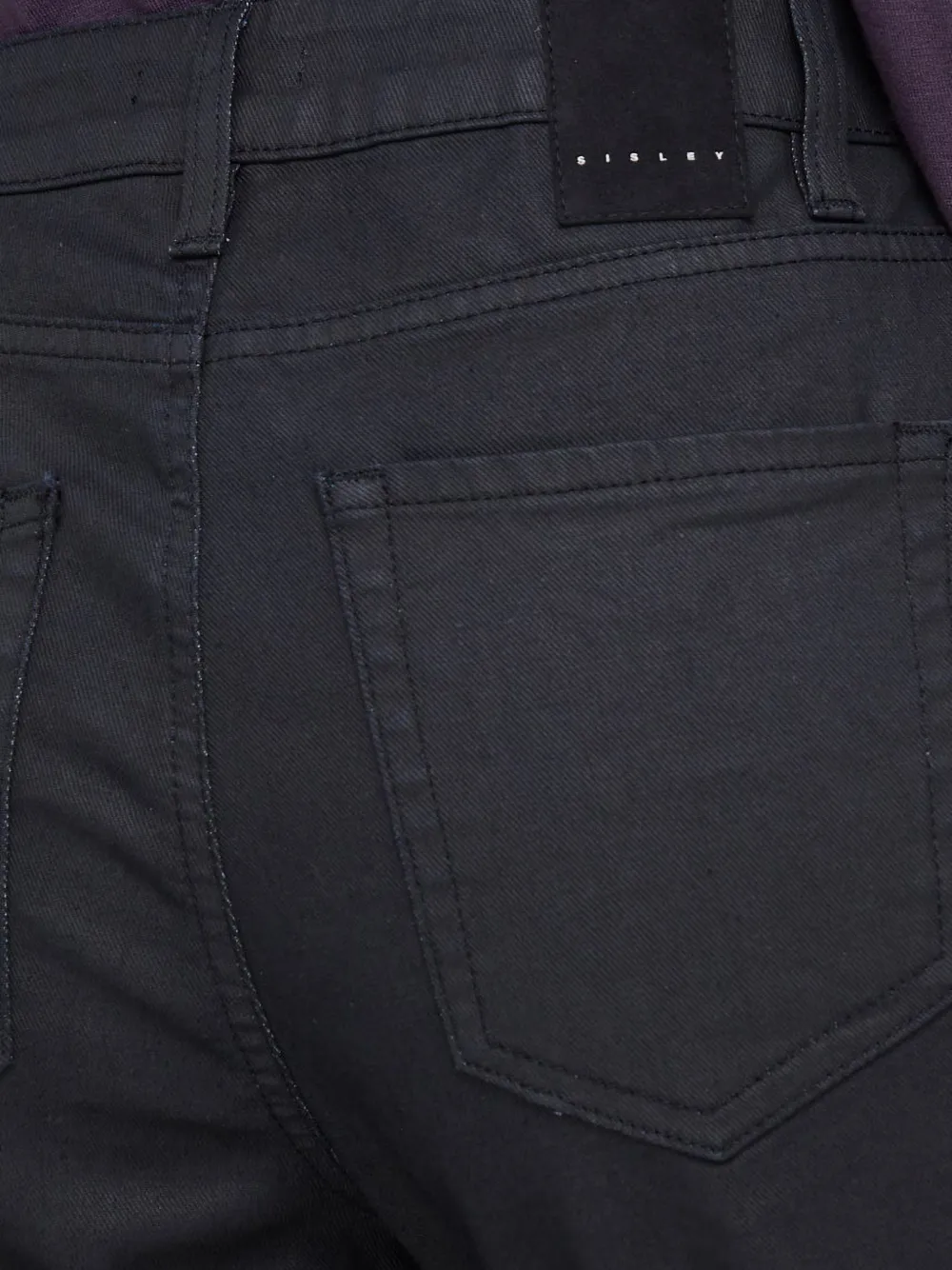 Sisley Broek met knopen Zwart