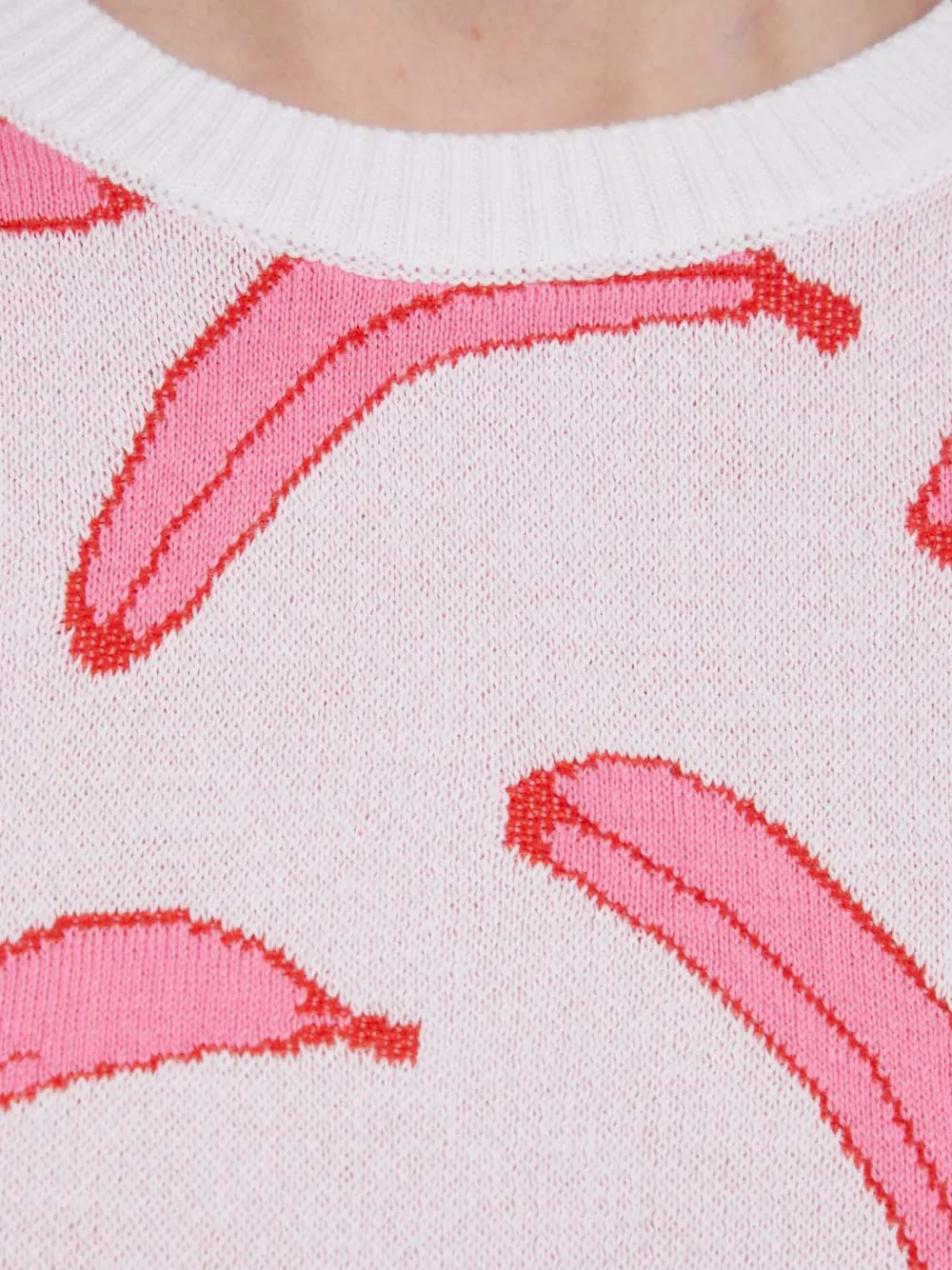 Benetton Trui met bananenprint Roze