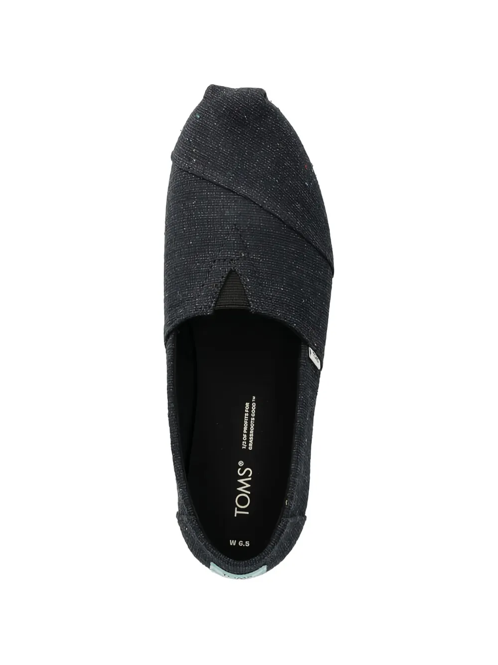 Toms Espadrilles met logodetail Zwart