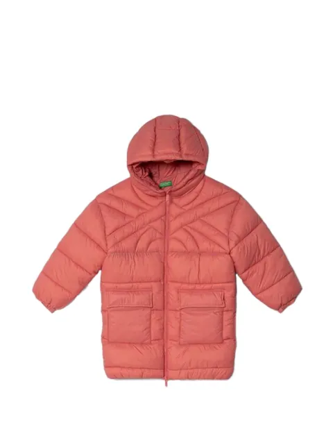 Benetton quilted hooded jacket
