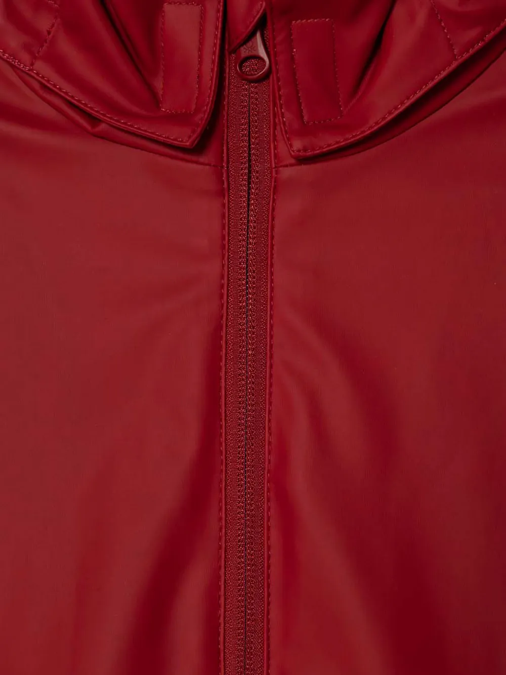 Benetton Jack met capuchon en rits Rood