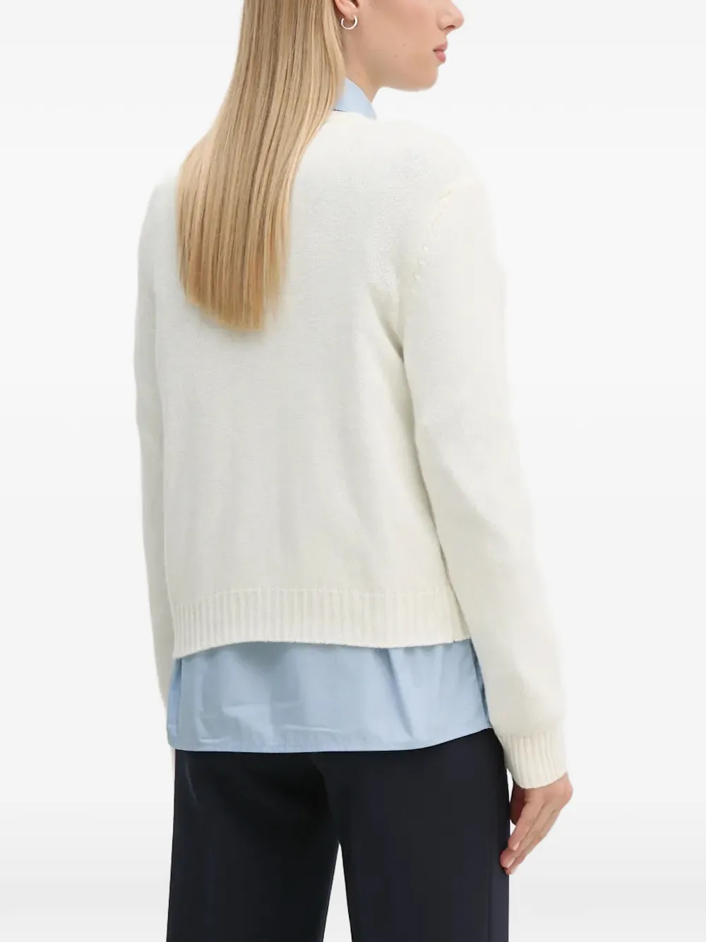 Benetton Argyle-pattern Sweater In Neutrals