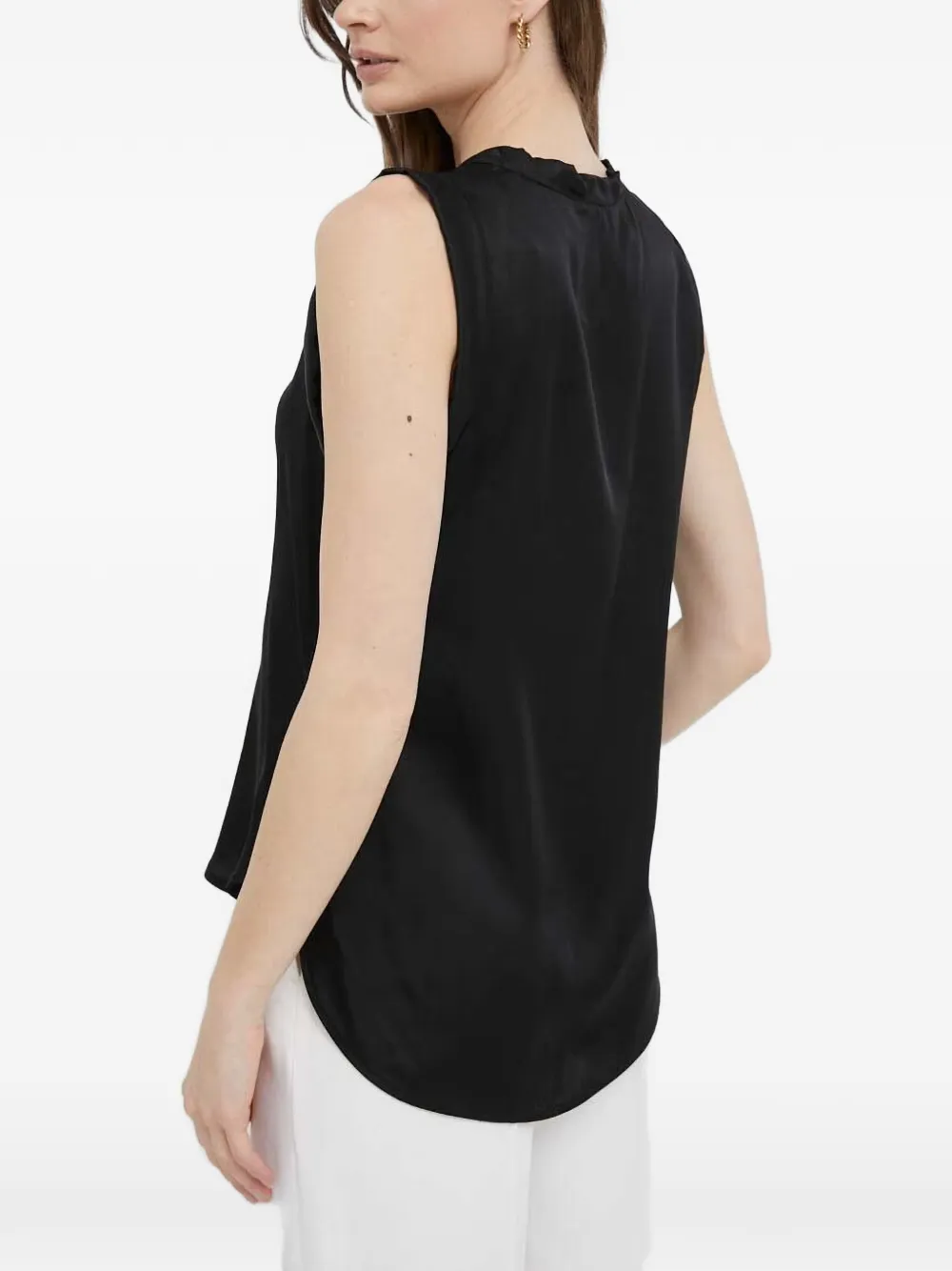Sisley Shirt met ruches Zwart