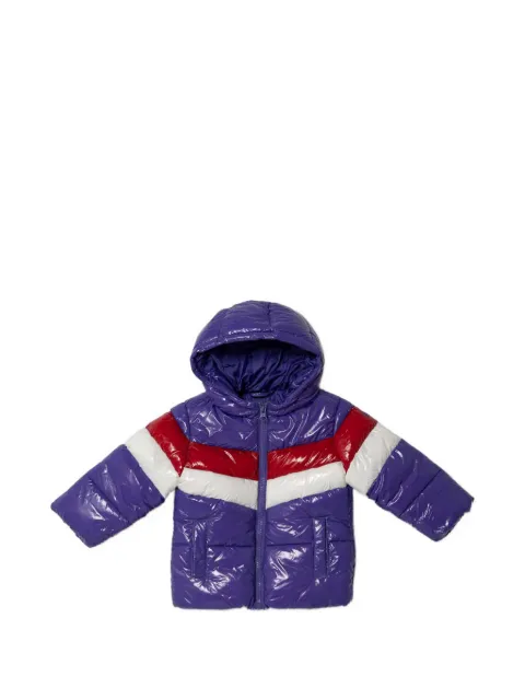 Benetton colour-block hooded jacket
