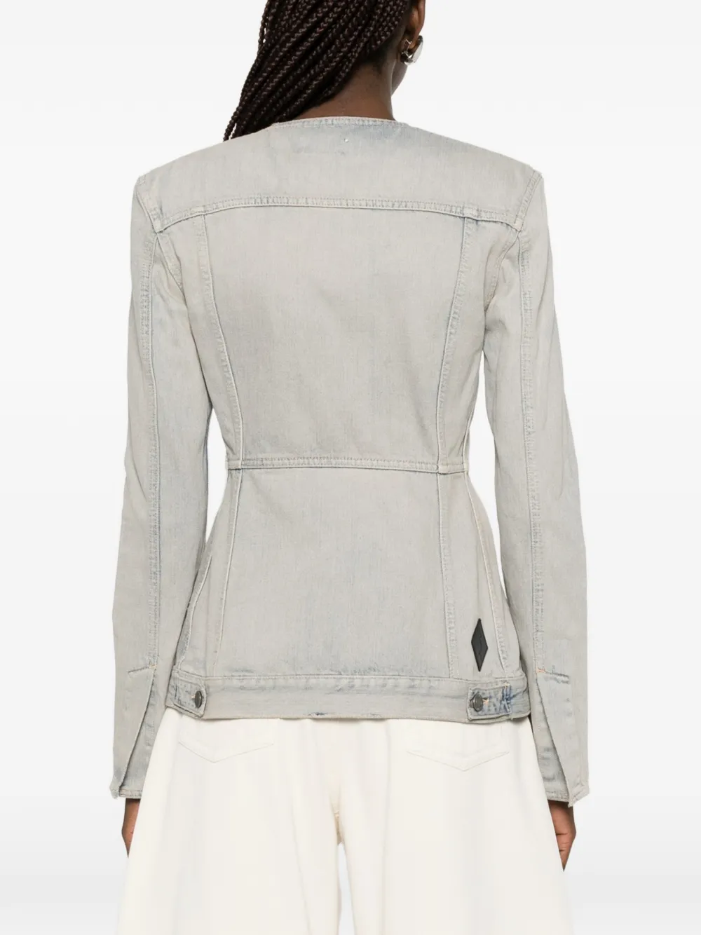 Haikure Denim jack Blauw