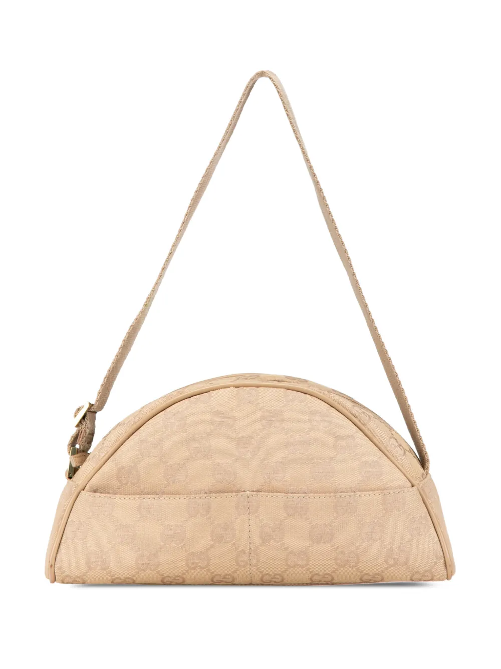 Gucci Pre-Owned 2000-2015 GG Canvas Half Moon Pochette shoulder bag - Marrone