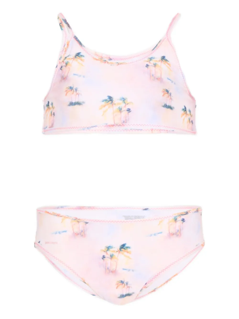 Palm Angels Kids printed bikini - Rosa