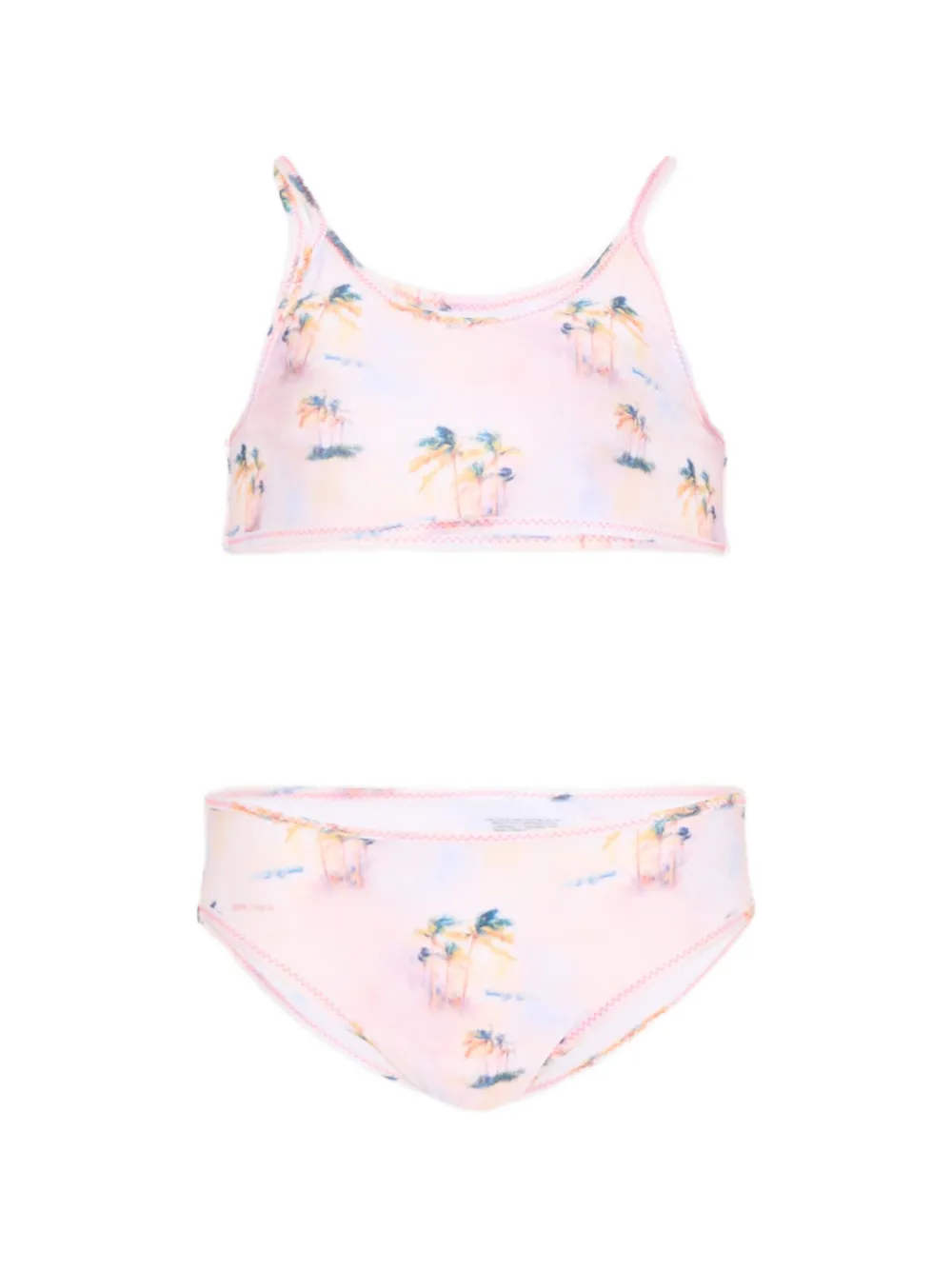 Palm Angels Kids printed bikini - Rosa