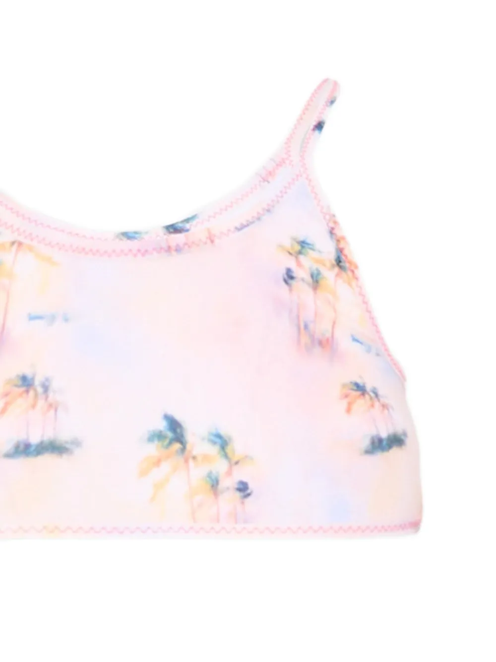 Palm Angels Kids Bikini met print Roze