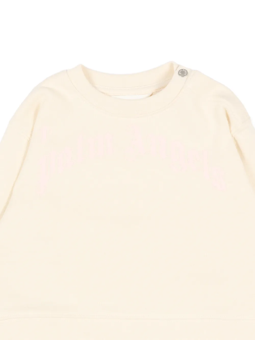  Palm Angels Kids Crew-neck Sweatshirt - Neutrals 
