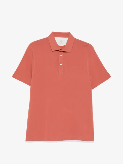 Brunello Cucinelli playera tipo polo con ribetes en contraste