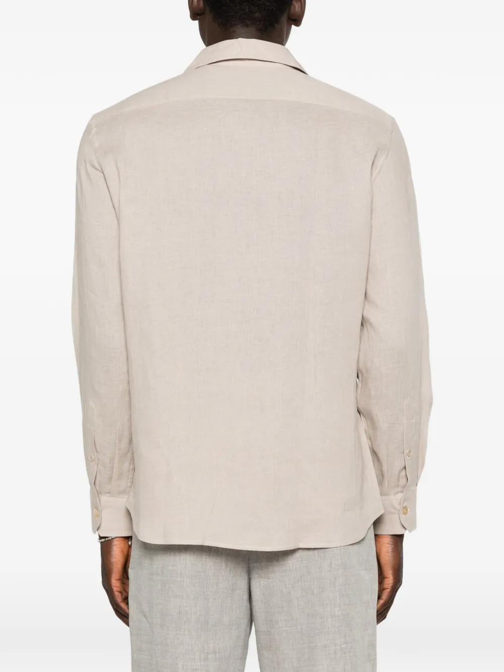 Brunello Cucinelli Overhemd met zak Beige