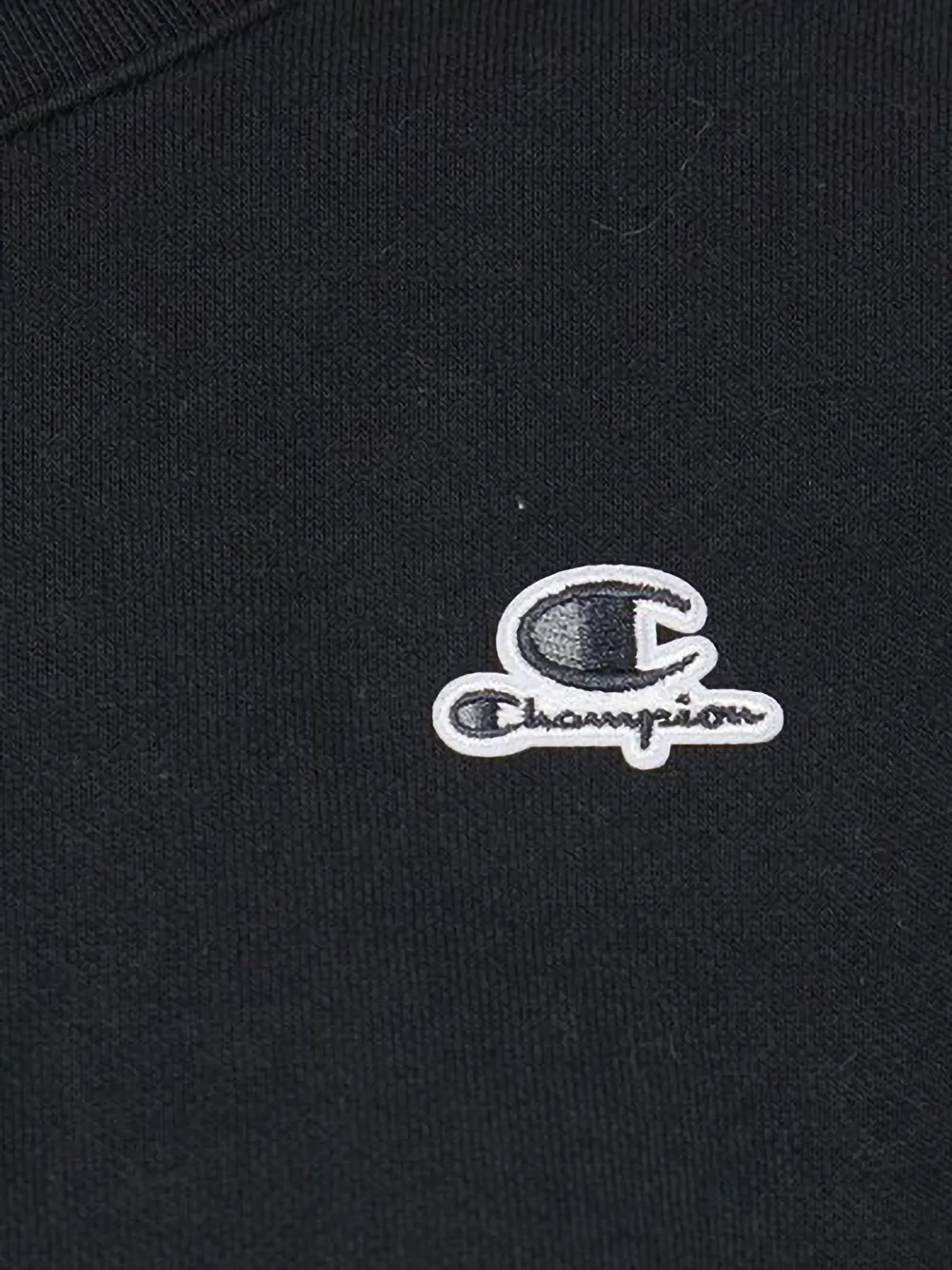 Champion Trui met logopatch Zwart