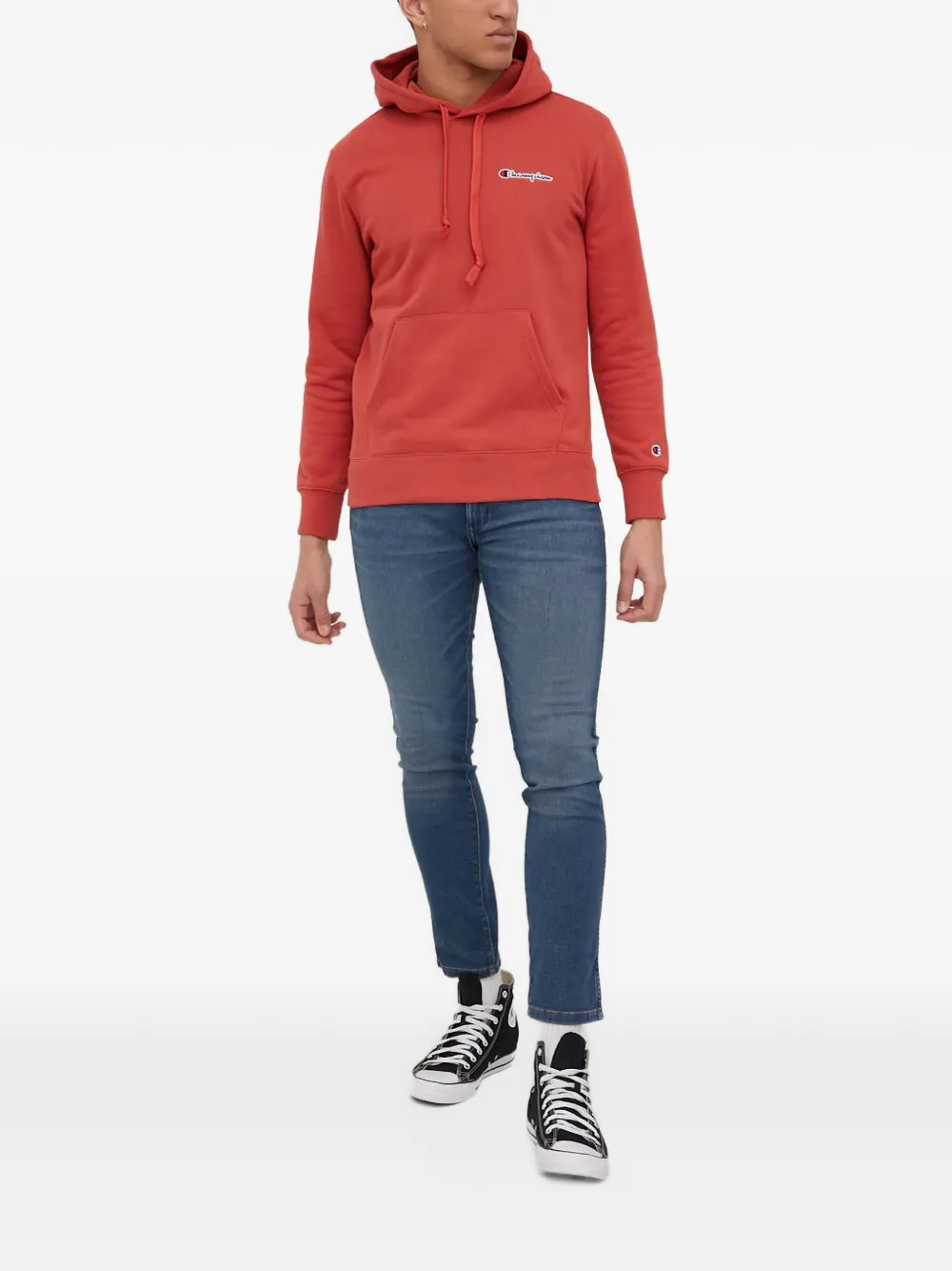 Champion Hoodie met logodetail Oranje