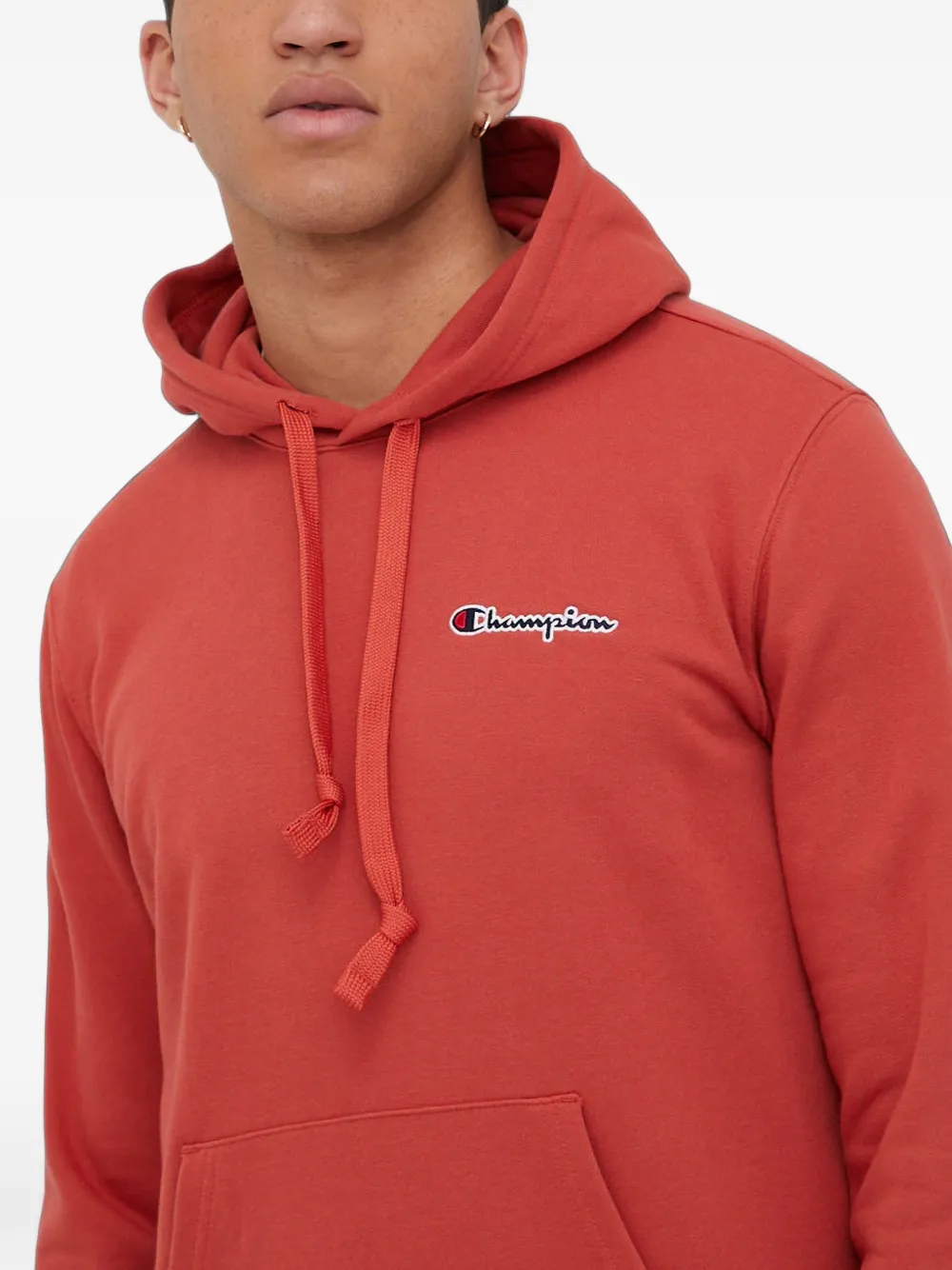Champion Hoodie met logodetail Oranje