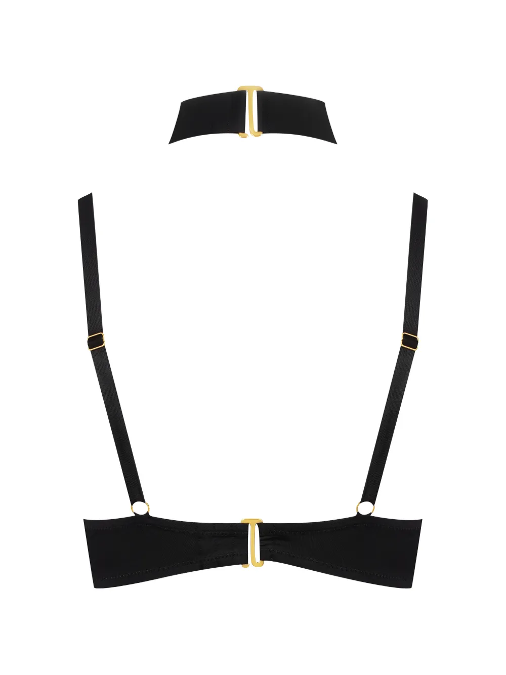 Maison Close Bh met sieraden Zwart