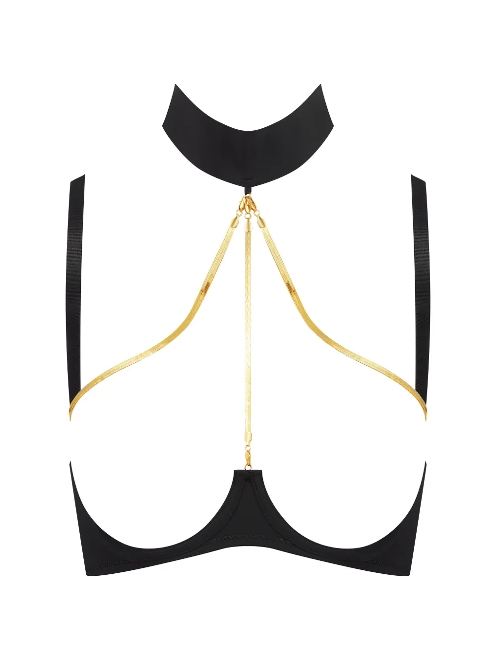 Maison Close jewellery bra - Nero