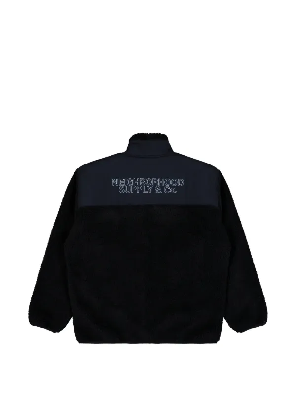 Neighborhood Fleece zip-up Jacket | Black | FARFETCH JO