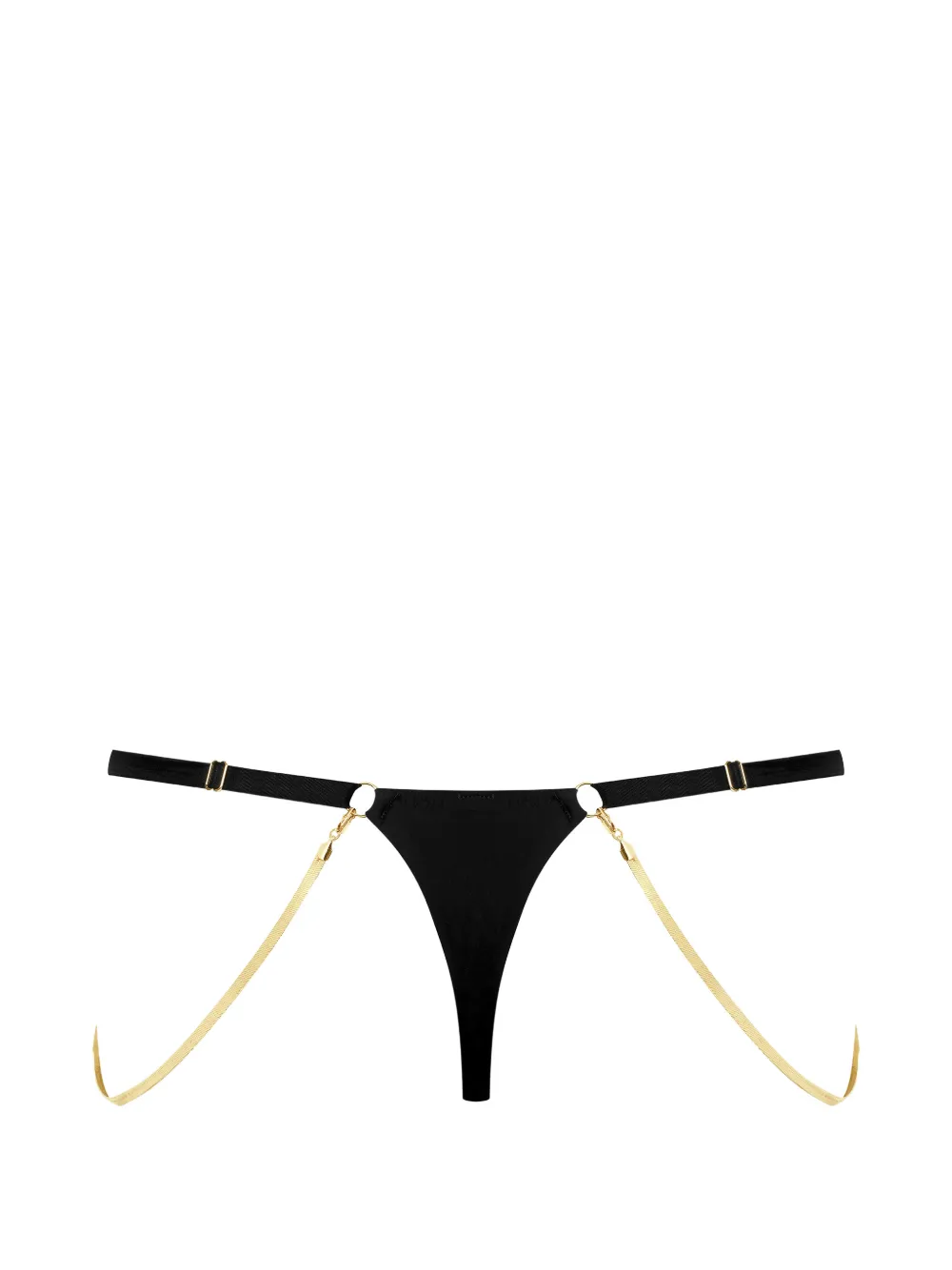 Maison Close chain-string thong Zwart