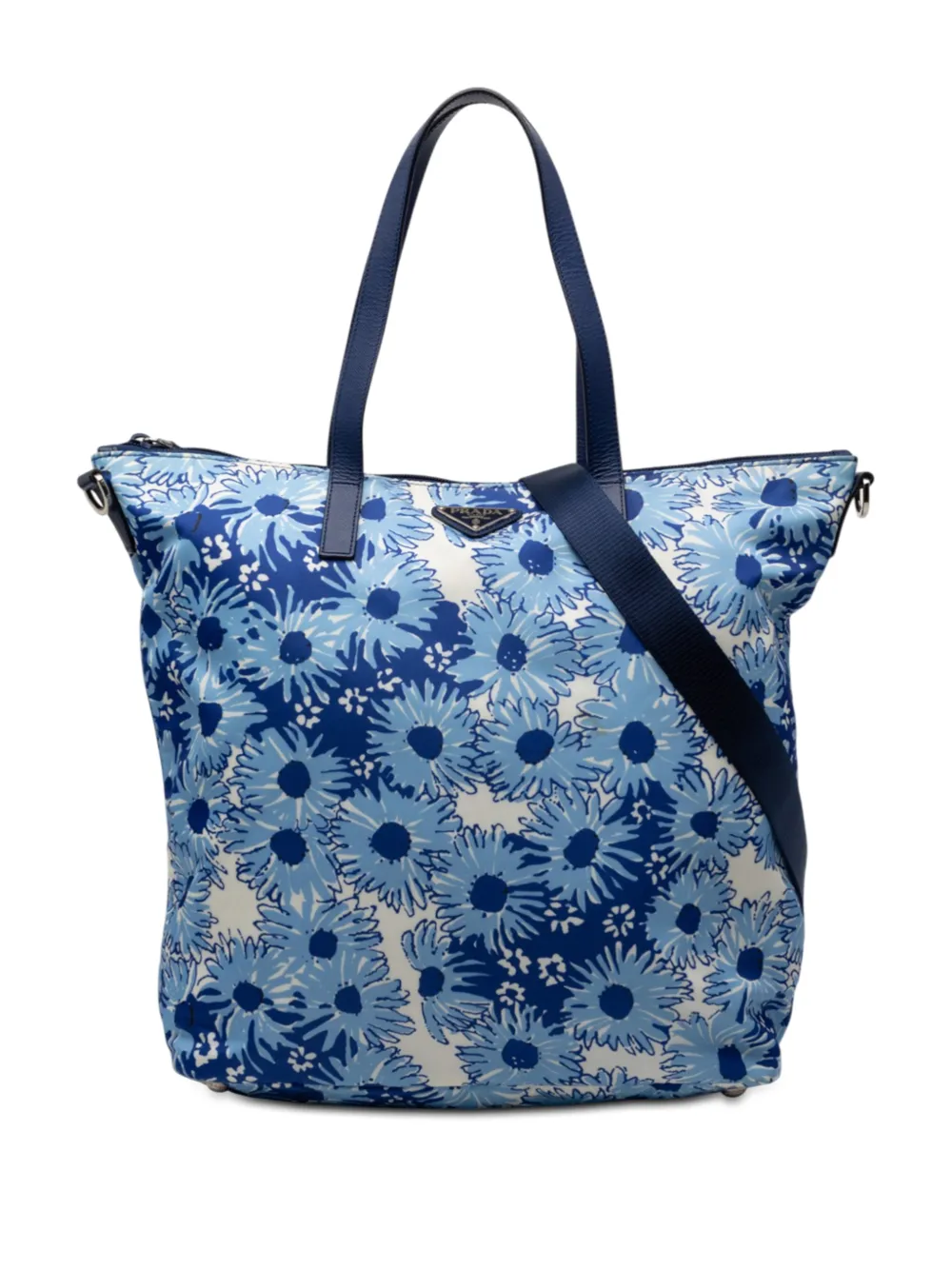 Prada Pre-Owned 2013-2025 Tessuto Stampato satchel - Blu