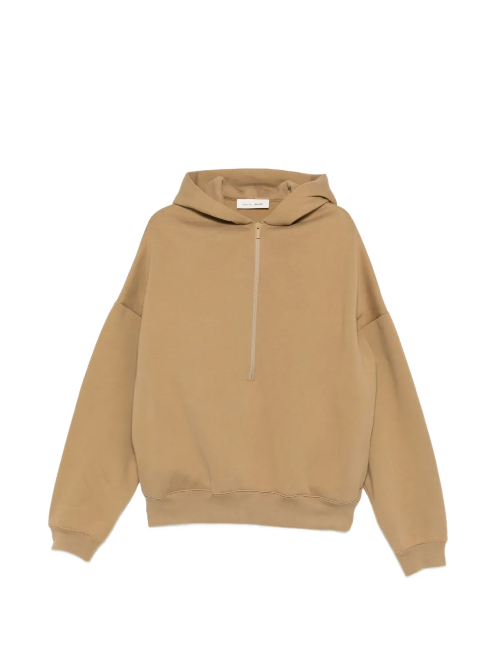 FEAR OF GOD ESSENTIALS half-zip hoodie - Neutrals