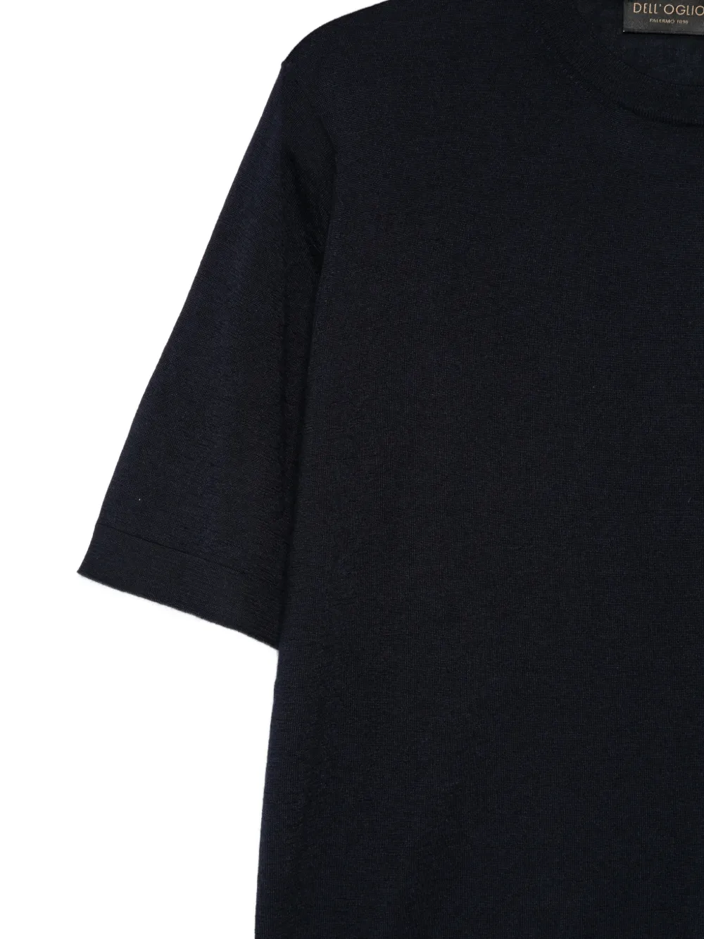 Dell'oglio T-shirt met ronde hals Blauw