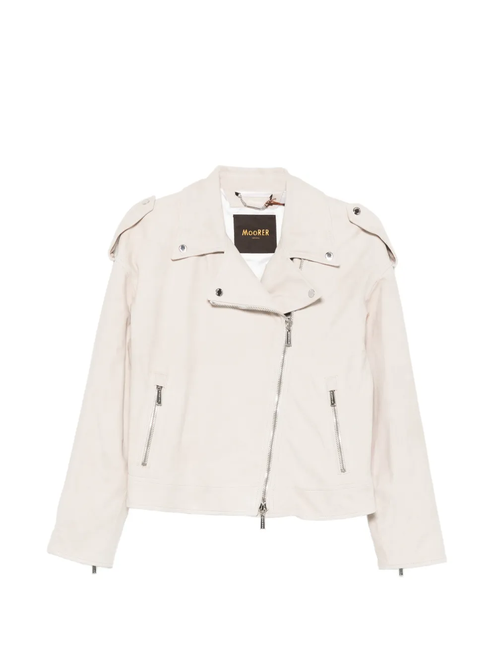 Moorer Giacca con zip Loette - Toni neutri