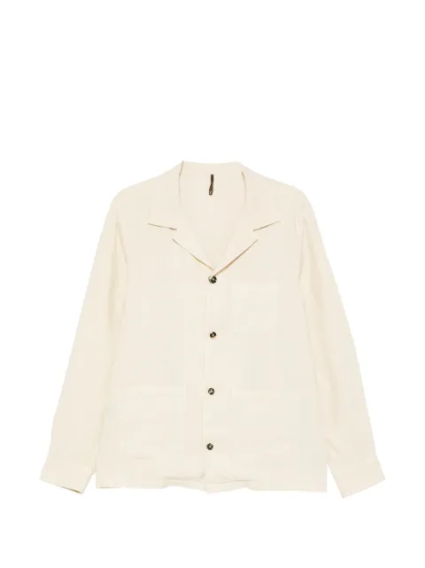 Dell'oglio button linen shirt