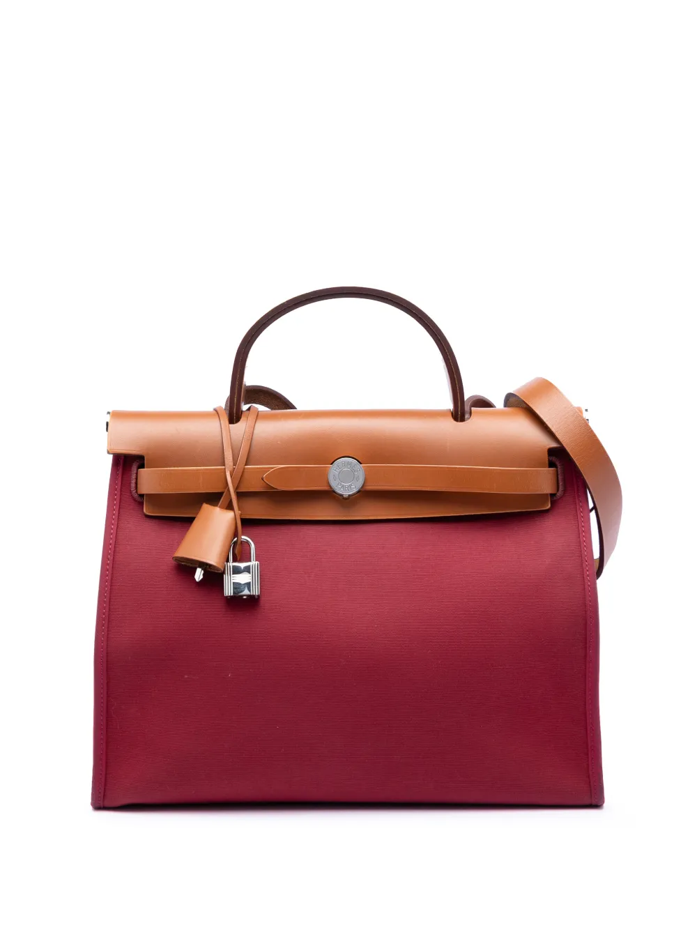 Hermès Pre-Owned 2015 Toile Herbag Zip 31 satchel - Marrone