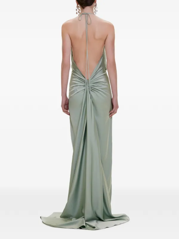 V:PM ATELIER Lily Sleeveless Gown | Green
